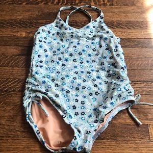 Crewcuts blue ritz floral one piece